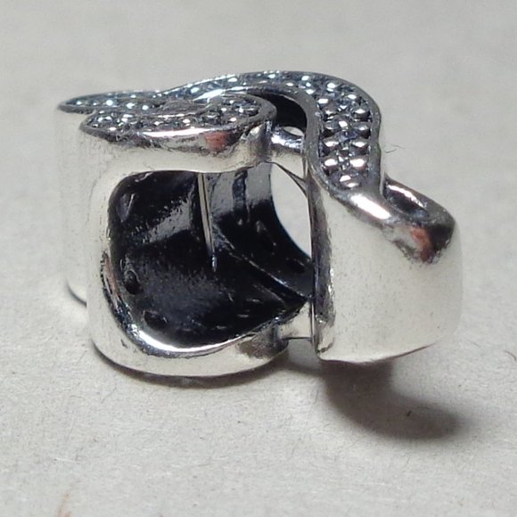 Pandora TREBLE CLEF MUSIC 791381CZ Silver Cubic Zirconia Crystals New Charm - Picture 8 of 14